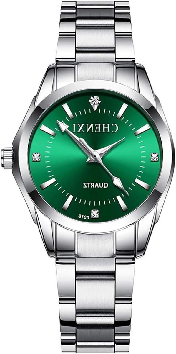Klassiek Zilveren Horloge - Dames Polshorloge - Dagelijks Gebruik - Waterdicht 30M - 2.8cm Kastdiameter - Zilverkleurig