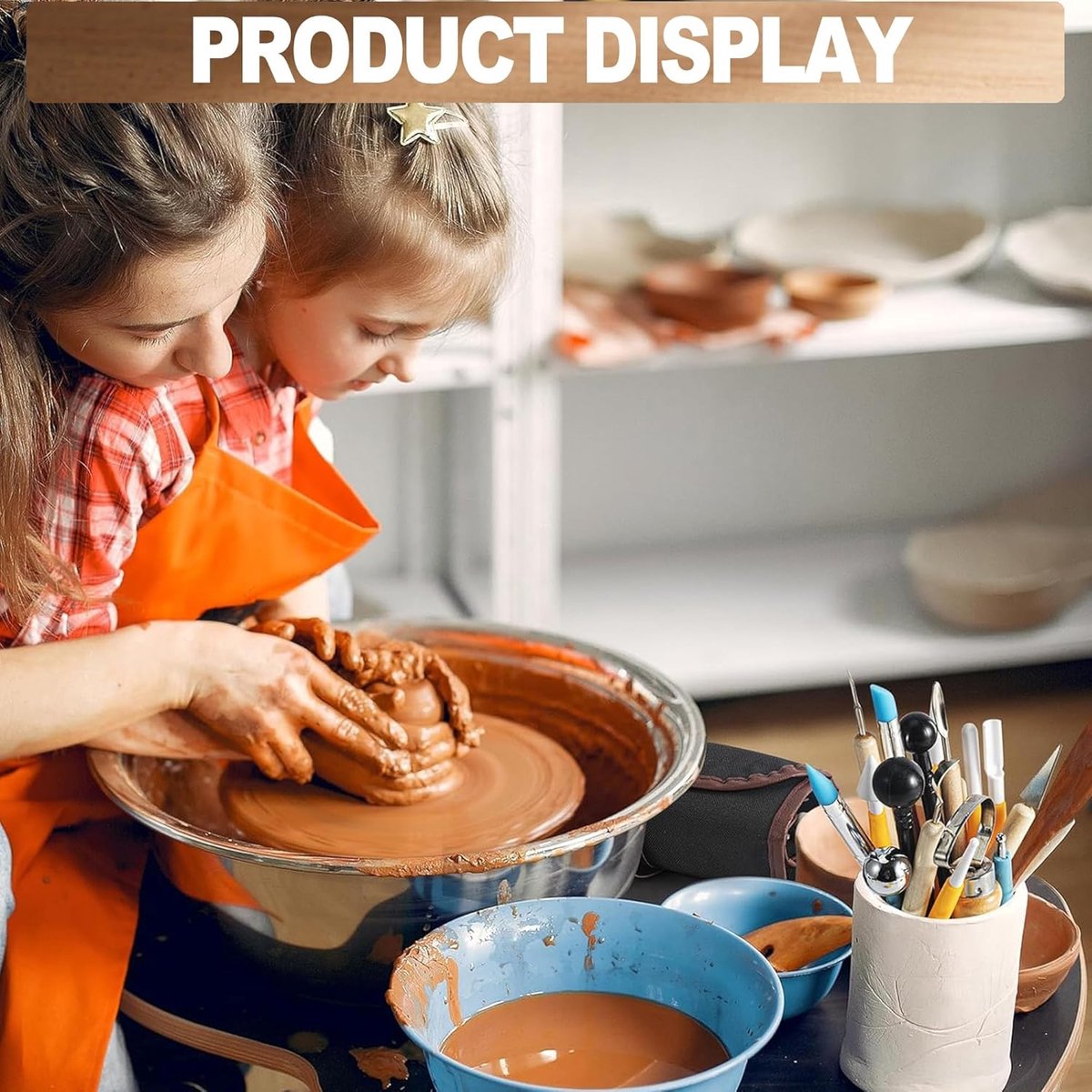 30-delige klei beeldhouwen gereedschap set perfect voor polymeer lucht droog modelleren klei beginners en professionals ideaal voor doe-het-zelf aardewerk & keramiek gereedschap voor klei — cadeau in Hobby - foto 5