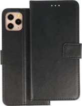 Booktype Telefoonhoesjes - Bookcase Hoesje - Wallet Case -  Geschikt voor iPhone 11 Pro Max - Zwart