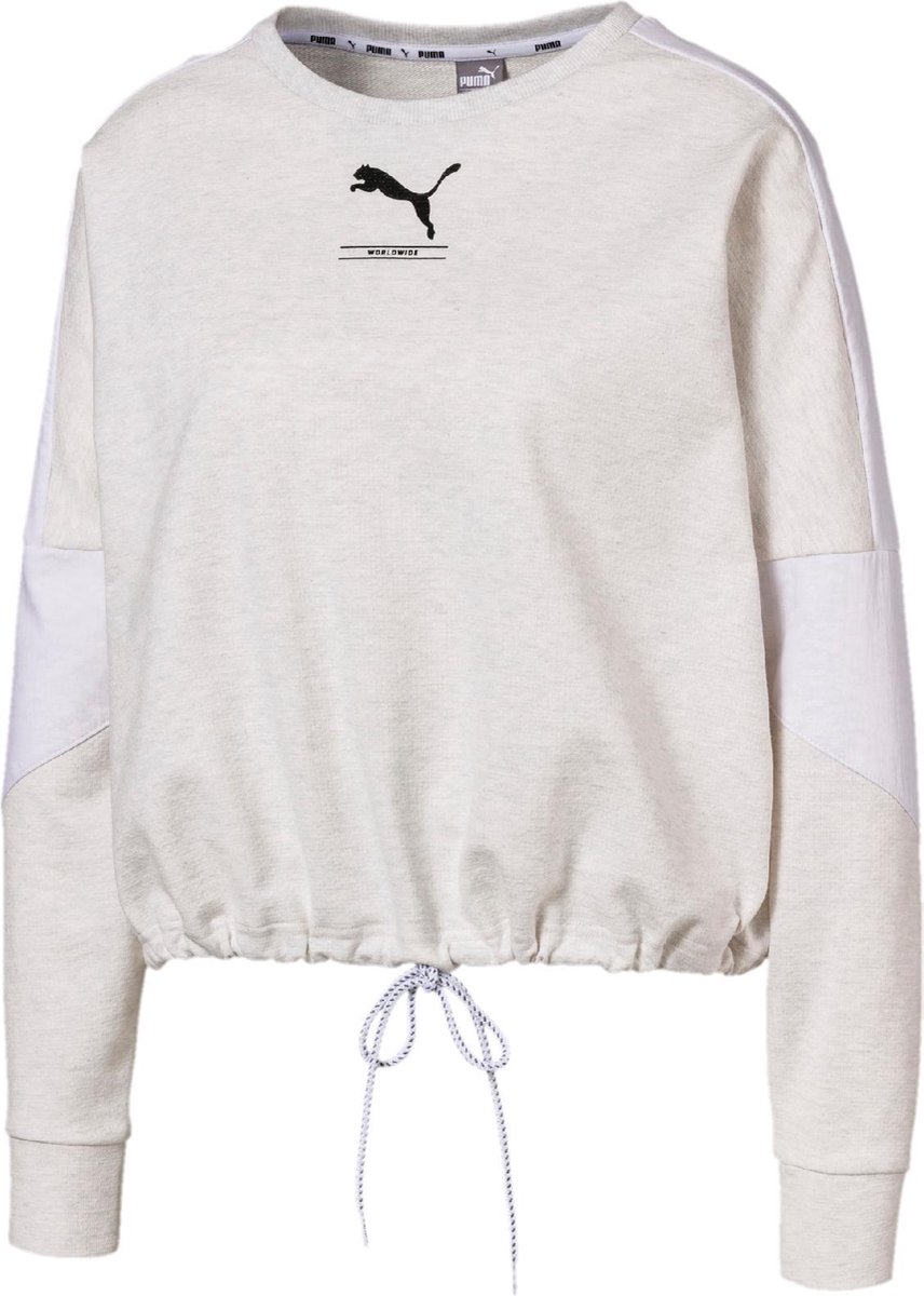 Nu-tility Crew Sweat-Puma Heather Wit