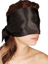 Bad Kitty - Satijnen Bondage Blinddoek Licht Transparant – Zwart