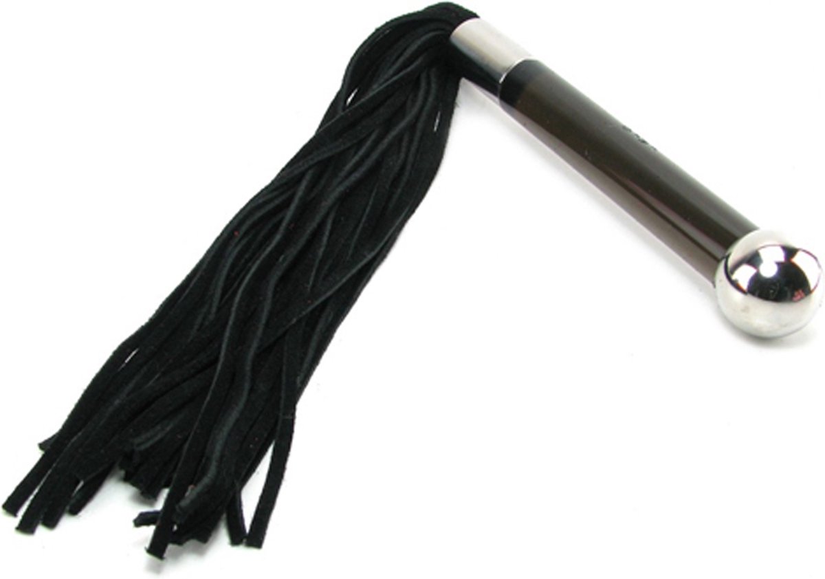 Lelo Sensua Suede SM zweepje - Zwart