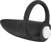 Black Velvets – Siliconen Vinger Vibrator met Losse Vibro Bullet voor Extatische Aanrakingen - Zwart