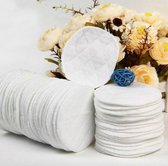 Hiden | Katoenen Borstvoeding Pads - Zoogcompressen - Herbruikbaar - 3 lagen - Wasbaar | 6 stuks