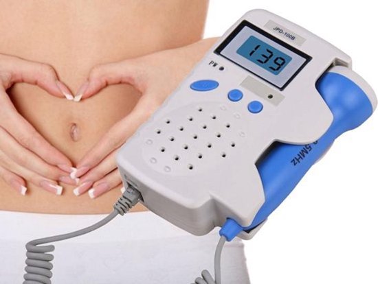 Bol Com Jumper Doppler Professional Baby Hartslag Monitor Incl Accu En Oplader