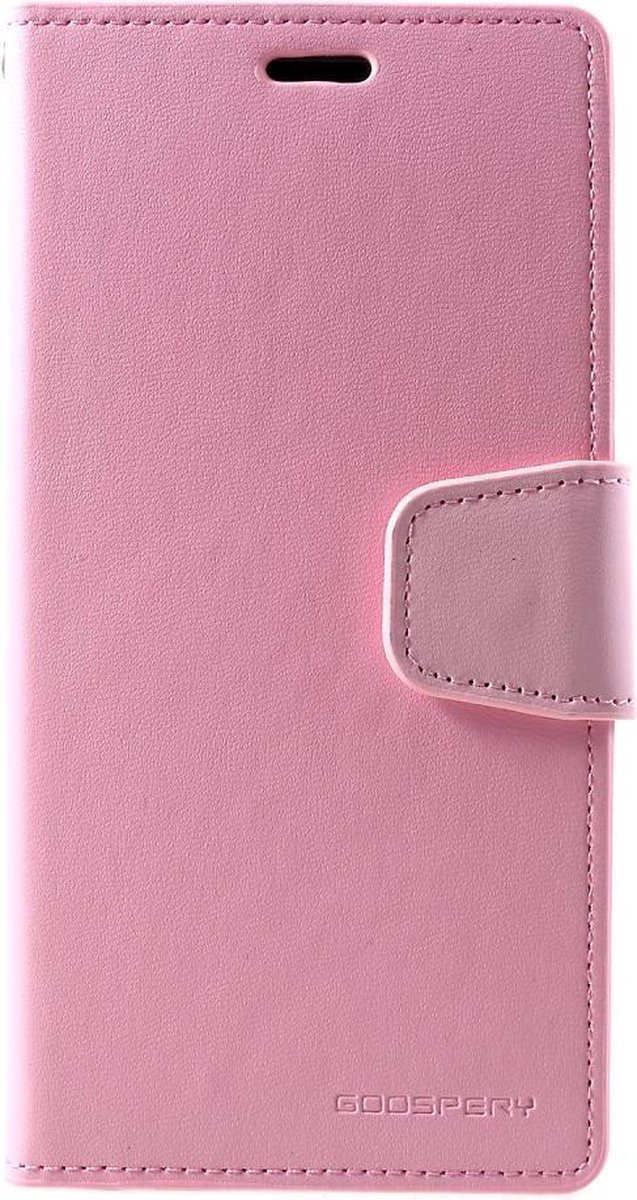 Zacht roze luxe bookcase voor iPhone XS max - ROZE - GOOSPERY