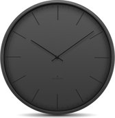Huygens - Tone Index 35 cm - Zwart - Horloge murale - Silencieux - Mouvement Quartz
