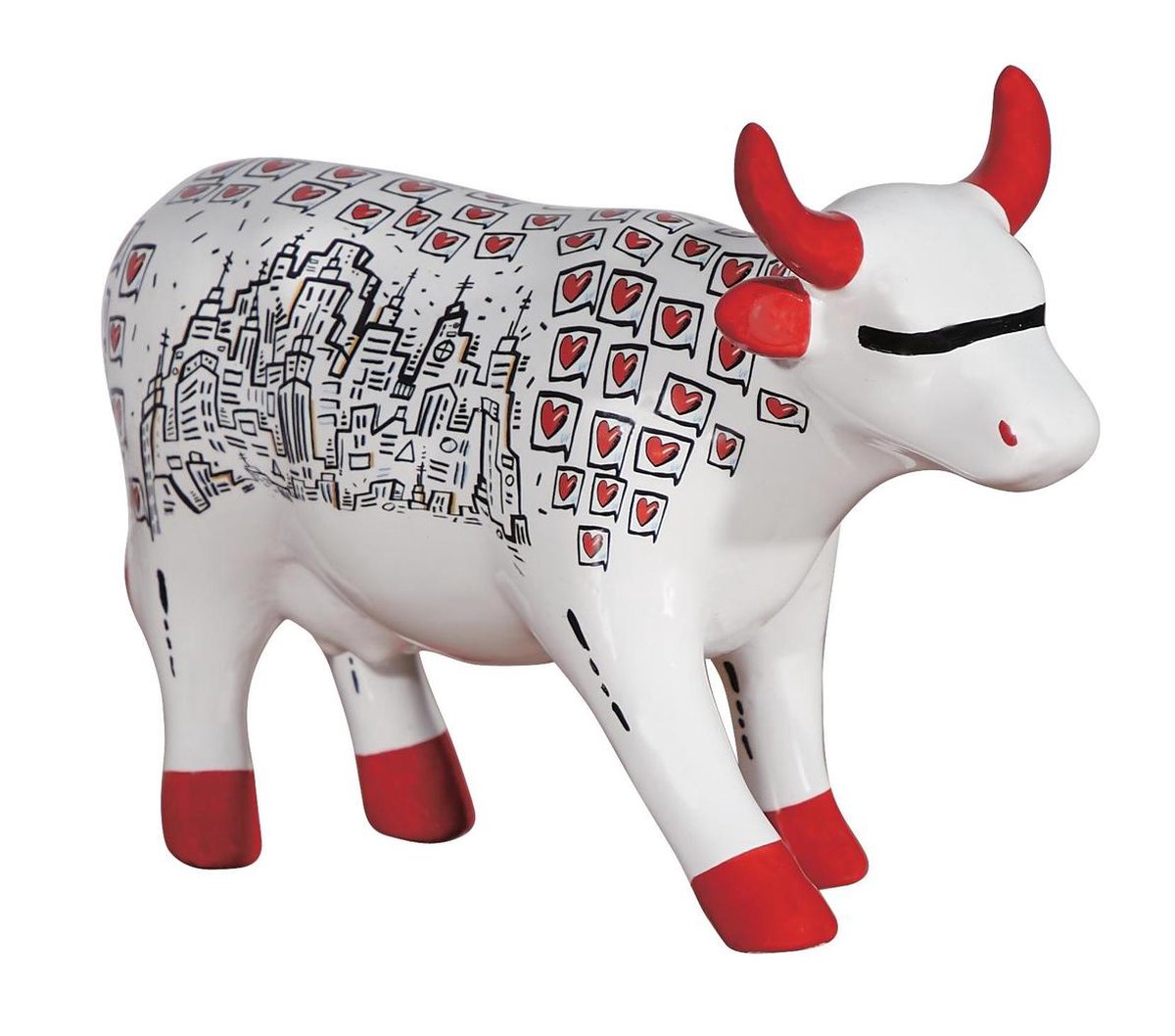 CowParade  Mensagem Recebida (Medium Ceramic)