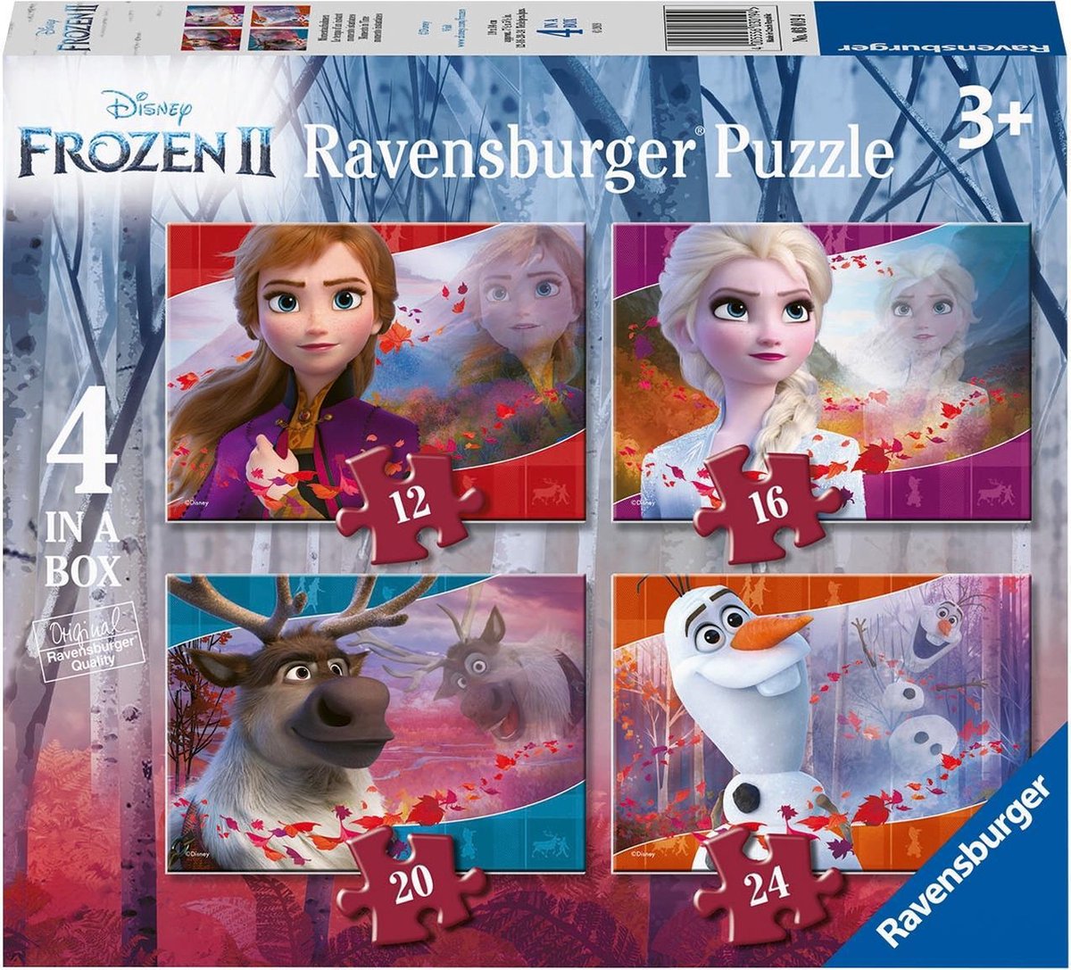 | Ravensburger Disney Frozen 2 4in1box puzzel 12+ Ravensburger Disney Frozen speelgoed kopen Vind jouw