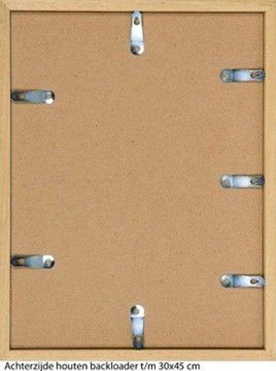 Cadre Photo Plat en Bois - Cadre Photo - 21x29,7 cm - Verre Transparent - Chêne Blanc - 25 mm