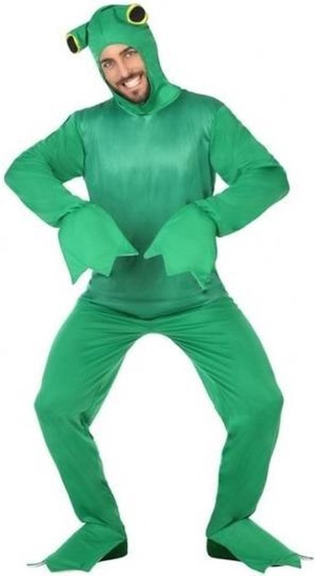 gevechten Ben depressief chocola Groene kikkers dieren verkleedpak voor volwassenen - Verkleed kostuum  kikker groen -... | bol.com