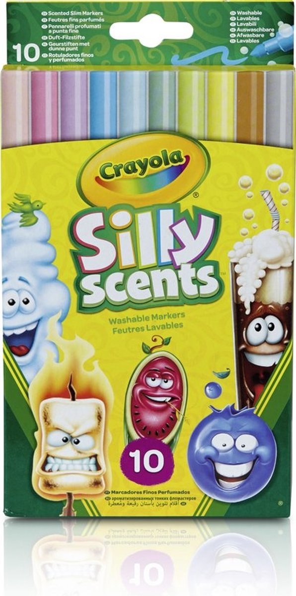 Set de 6 feutres parfumés lavables Silly scents Crayola - Autres jeux  créatifs - Achat & prix