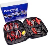 Peaktech 8200 - set accessoires meetinstrument - meetsnoeren en adapters