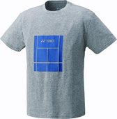 Yonex heren tennis shirt - grijs - maat L