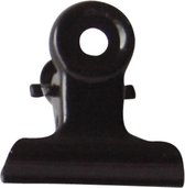 LPC Papierklem Bulldog clip zwart - 19 mm -30 stuks