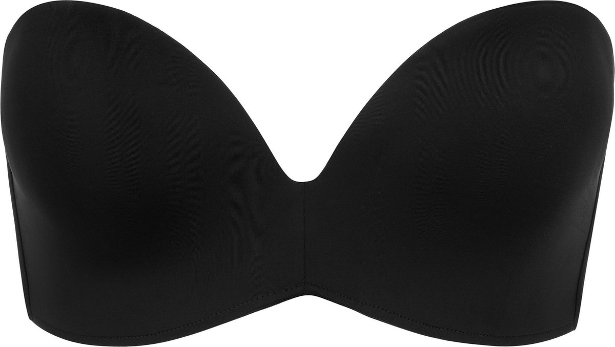 Wonderbra Perfect strapless Dames Beha - ZWART - Maat C75