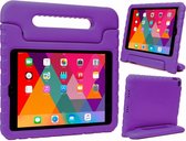 Kinderhoes Geschikt voor iPad 10.2 2019 Hoes Kinder Hoesje Kids Case Cover Kidsproof - Hoesje Geschikt voor iPad 7 Hoesje Kinder Hoes - Paars