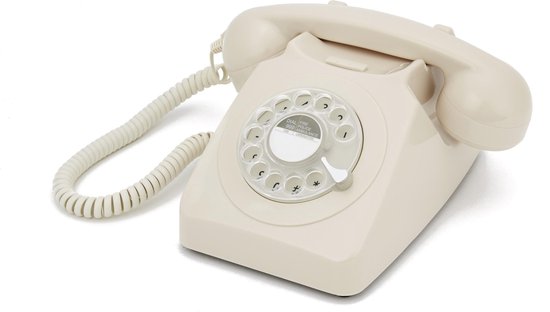 GPO 746ROTARYIVO - Telefoon retro jaren '70, draaischijf, creme | bol.com