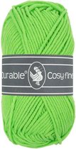 Durable Cosy Fine - acryl en katoen garen - Neon green, fel groen 1547 - 5 bollen