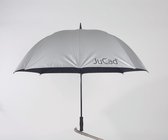 JuCad golf paraplu met pin - zilver