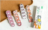 ProductGoods - 30 x Boekenlegger in de vorm van dieren - Boekenhouder