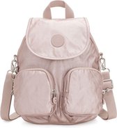 Kipling Firefly Up Backpack Metallic Rose