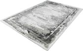 Vintage Vloerkleed - Marmer Design - Century - Grijs-Crème-120 x 170 cm