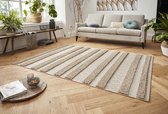 Vloerkleed 3D effect Temara - beige/grijs 120x170 cm