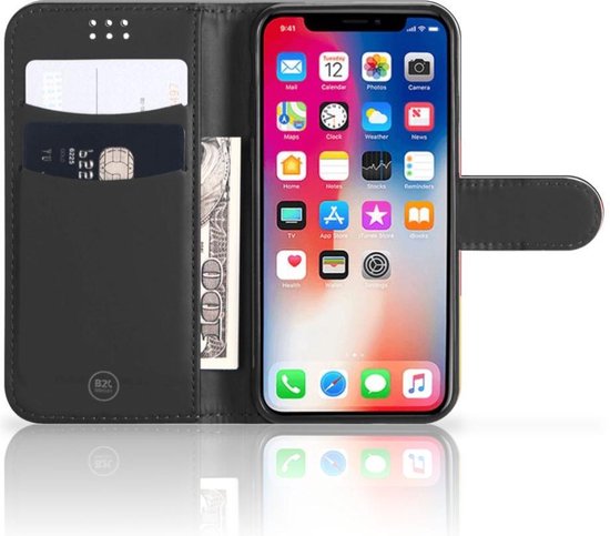 Protecteur Flip Housse Apple iPhone X | Xs Coque Téléphone Drapeau Allemand