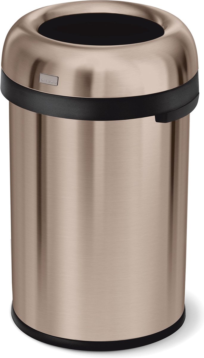 Goedkoopste Simplehuman Afvalemmer Bullet Open Top Can - 115 l - Rose Gold