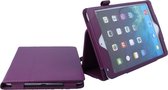 Apple iPad mini 4 Leather Stand Case Paars Purple