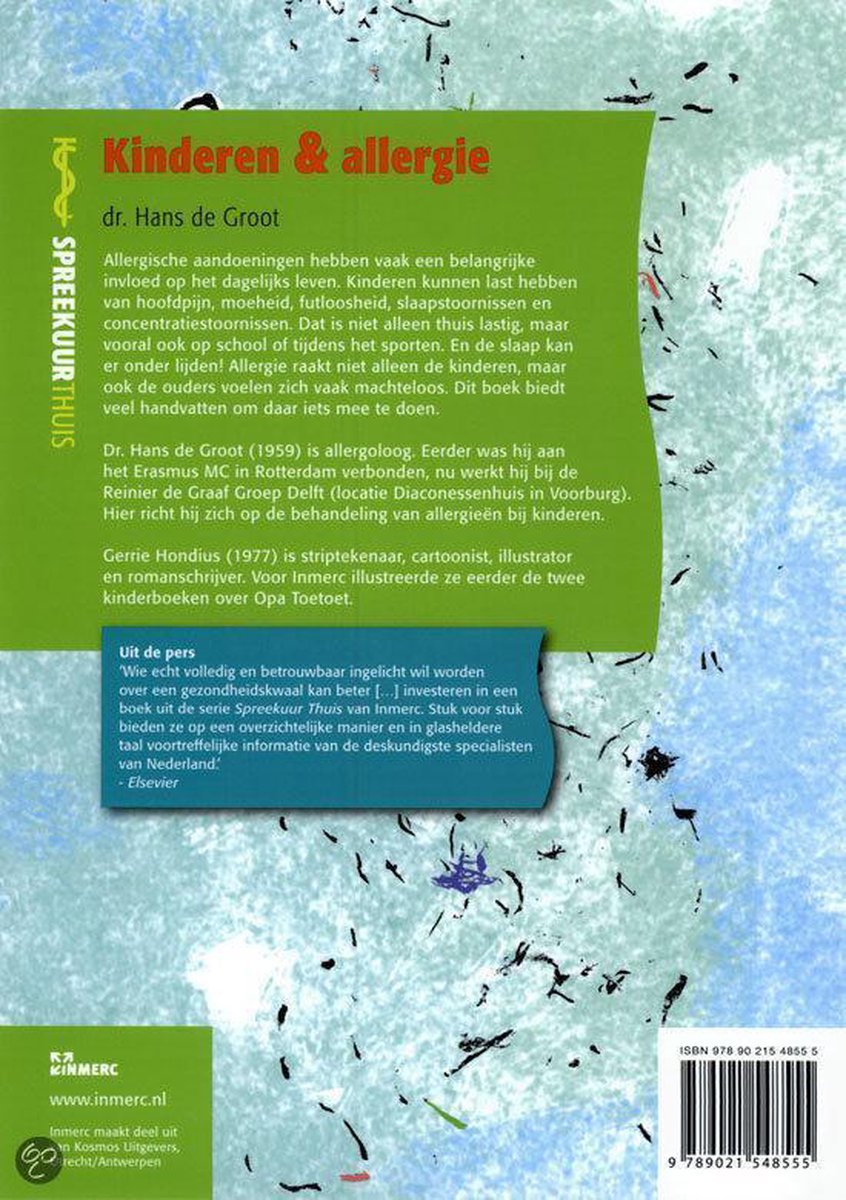 Kinderen en allergie - back cover