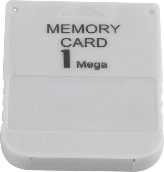 Plug & Play 1MB Memory Card Geschikt Voor Playstation 1 - PS1 PSX One PS2 Geheugenkaart - AA Commerce