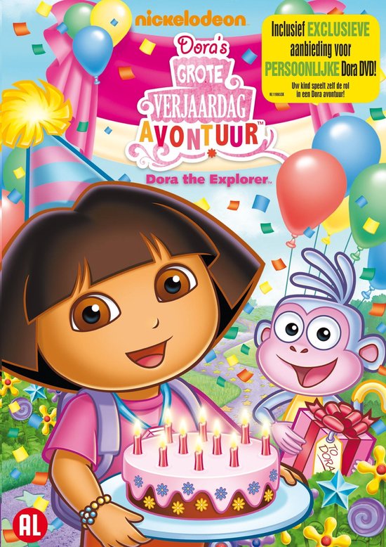 Cover van de film 'Dora The Explorer - Dora's Grote Verjaardag Avontuur'