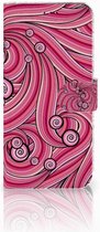 Hoesje Geschikt voor Samsung Galaxy A50 Swirl Pink