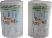 Inlegvel Viscose 40 g. 2 Rollen (100 vellen per rol)