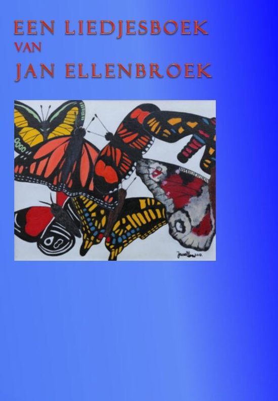Een liedjesboek van Jan Ellenbroek - cover