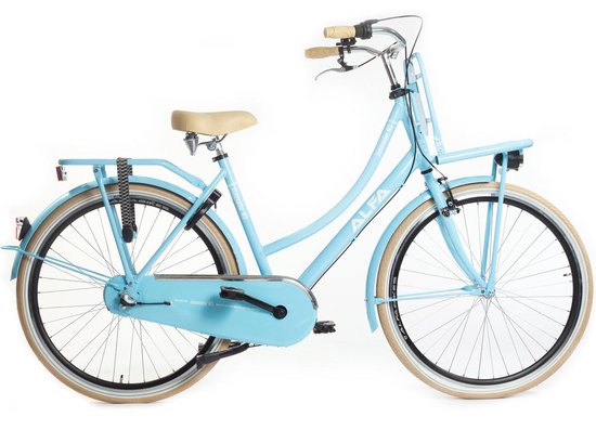 hoop wacht lever ALFA TRANSPORTFIETS DAMESFIETS 28 INCH 53CM - N3 LICHT BLAUW | bol.com