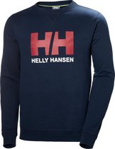 Helly Hansen Logo Crew Sweat 34000-597, Mannen, Blauw, Sporttrui casual maat: XL EU