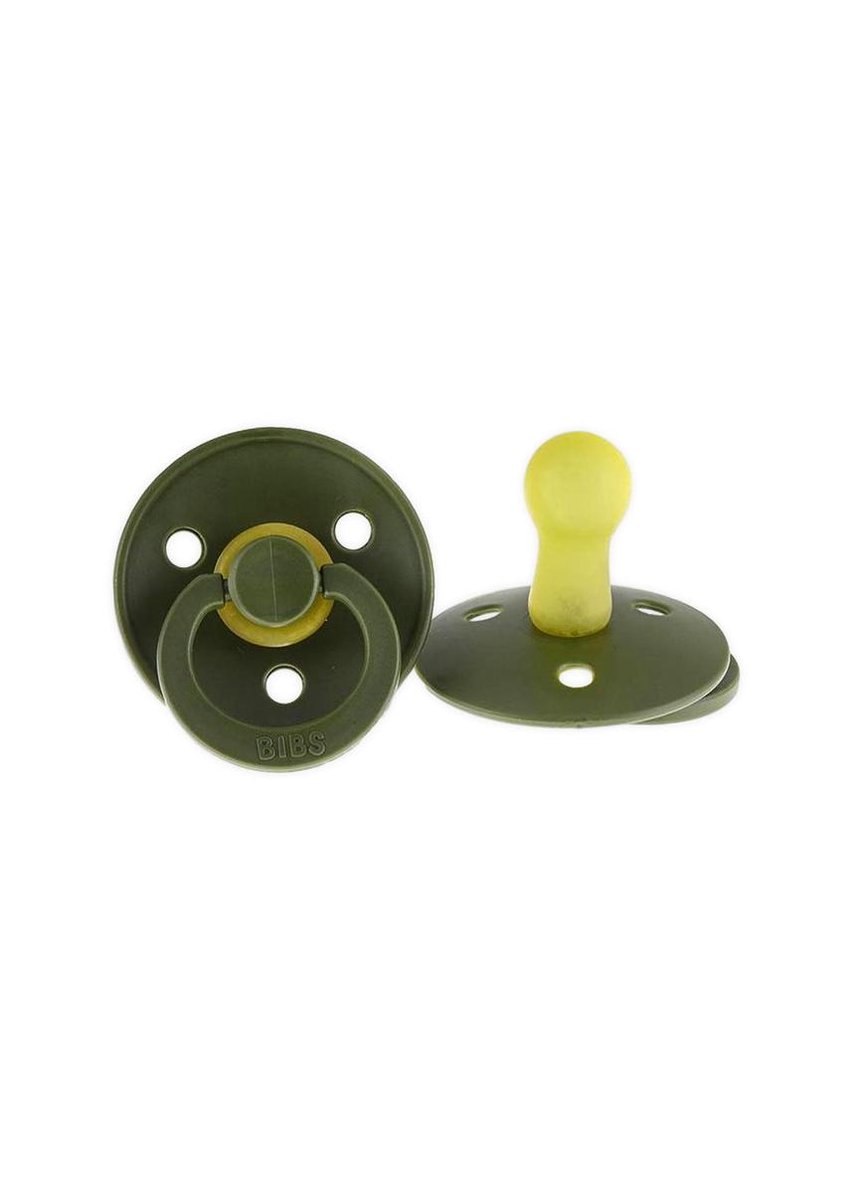 Goedkoopste BIBS Fopspeen 0-6 mdn - Hunter Green (3 stuk
