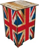 Photohocker Vlag Great Britain design - krukje, tafeltje, nachtkastje)