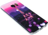 Parijs Eiffeltoren hoesje siliconen Geschikt voor Samsung Galaxy S7