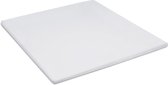 Cinderella - Topper Hoeslaken (tot 15 cm) - Satijn - 140x200 cm - Light Grey