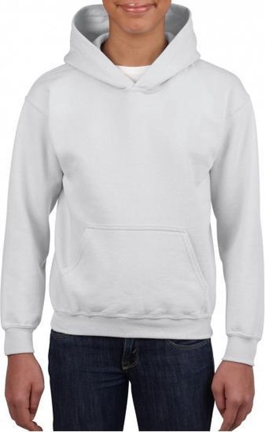 Witte capuchon sweater voor jongens 158-164 (xl) | bol.com