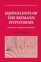 Encyclopedia of Mathematics and its Applications 164 - Equivalents of the Riemann Hypothesis: Volume 1, Arithmetic Equivalents