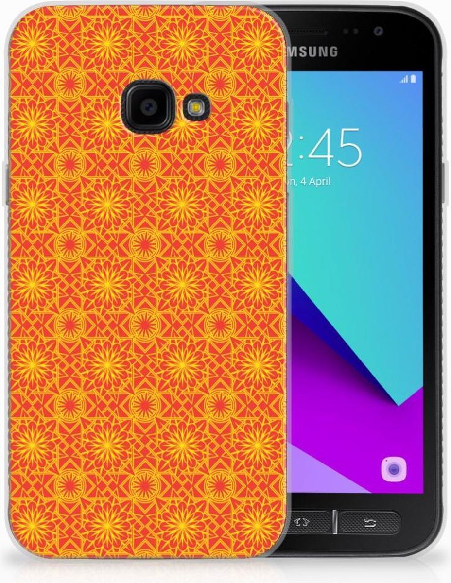 Samsung Galaxy Xcover 4 | Xcover 4s TPU bumper Batik Oranje