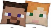 Minecraft - Sierkussen - 40 x 40 cm - Bruin