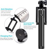 Mini Foldable  Selfie Stick met knop in het handvat voor uw Samsung Galaxy S6, Bluetooth Afstandsbediening,