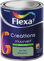 Flexa Creations - Muurverf Extra Mat - Vol Tijm - Mengkleuren Collectie- 1 Liter