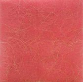 Sizoflor de Luxe Vlies – Roze met Gouddraad - 5meter x 60cm – Voor Home Deco, Bloemschikken, Kaarten maken en Scrapbook.
